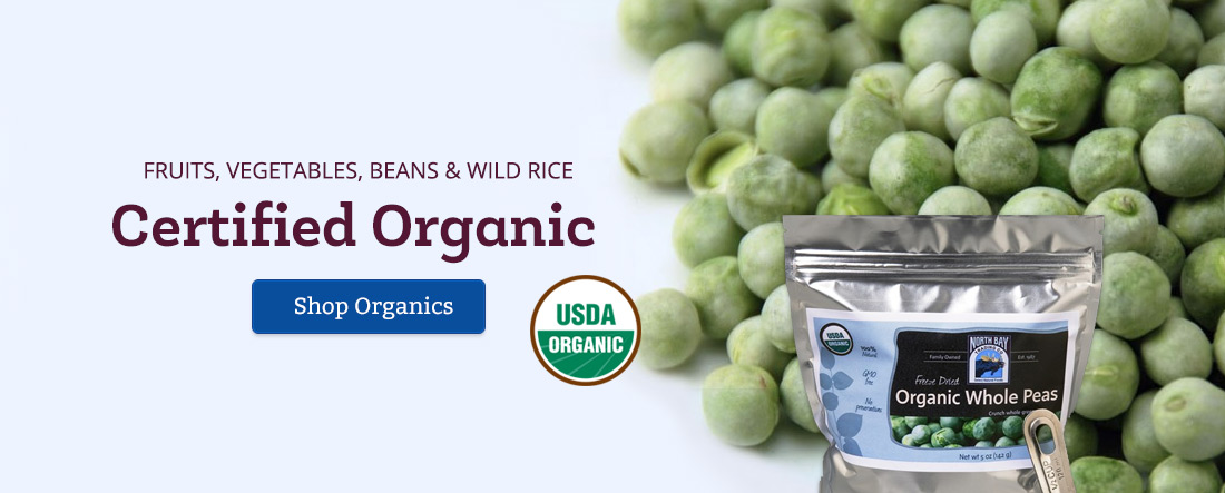 Certified Organic Fruits, Vegetables, Beans and Wild Rice Available - Shop Now