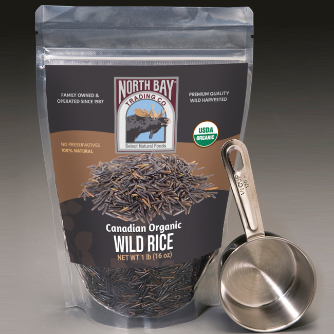 Canadian Organic Wild Rice Retail Bag