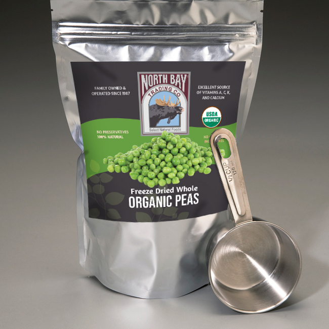 Freeze Dried Organic Whole Peas