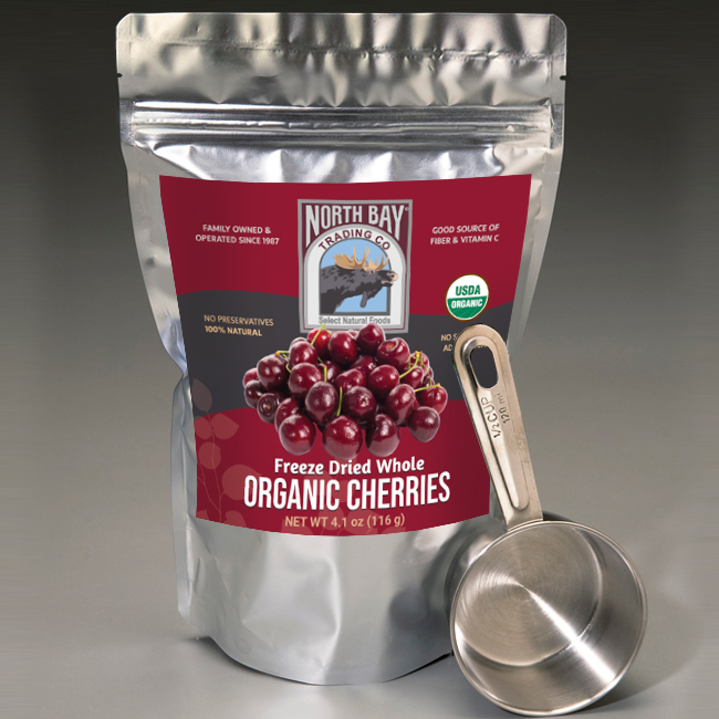 Freeze Dried Organic Whole Cherries