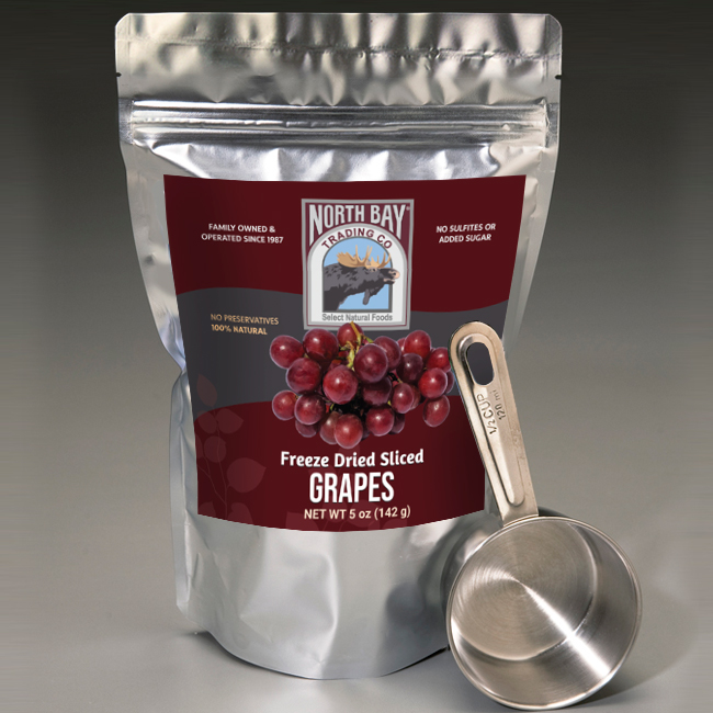 Freeze Dried Sliced Grapes