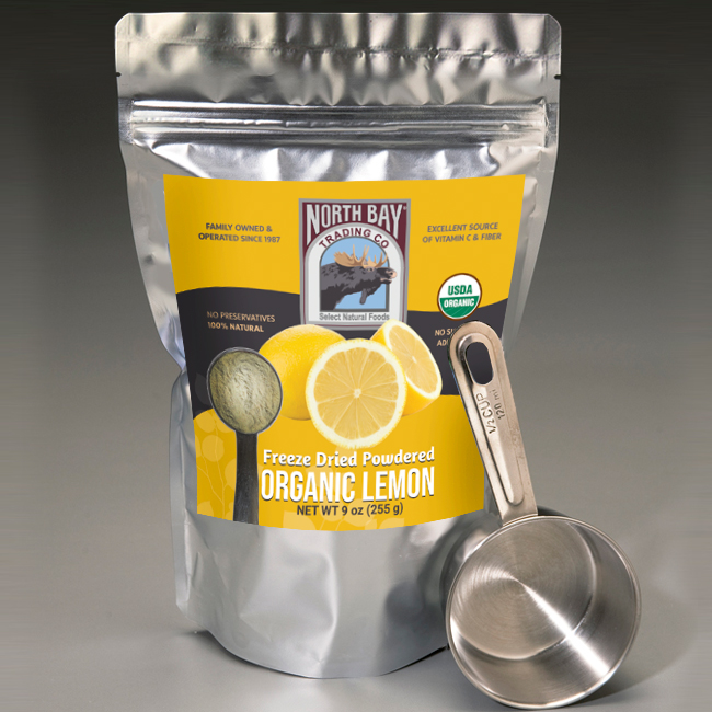 Freeze Dried Organic Lemon Powder