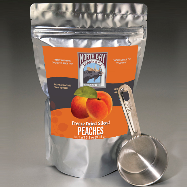 Freeze Dried Sliced Peaches