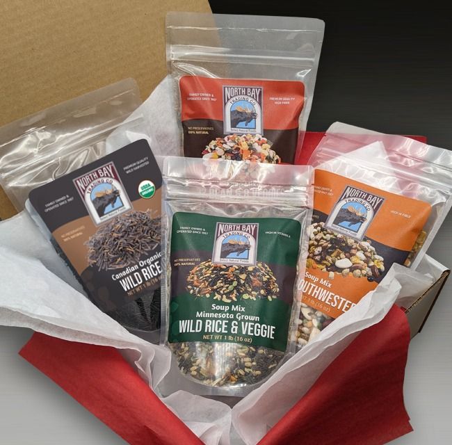 Organic Canadian Wild Rice and Three Soup Mixes