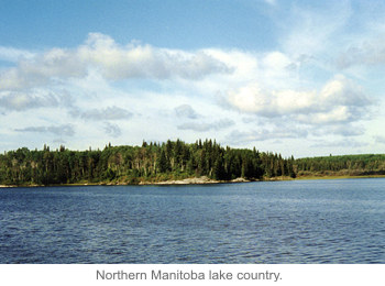 Northern Manitoba lake country